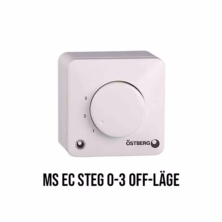 Potentiometer MS EC Östberg Steg 0-3 Off-läge