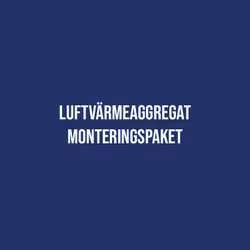 Luftvärmeaggregat Monteringspaket