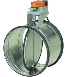 Avstängningsspjäll BDEP-43 med motor