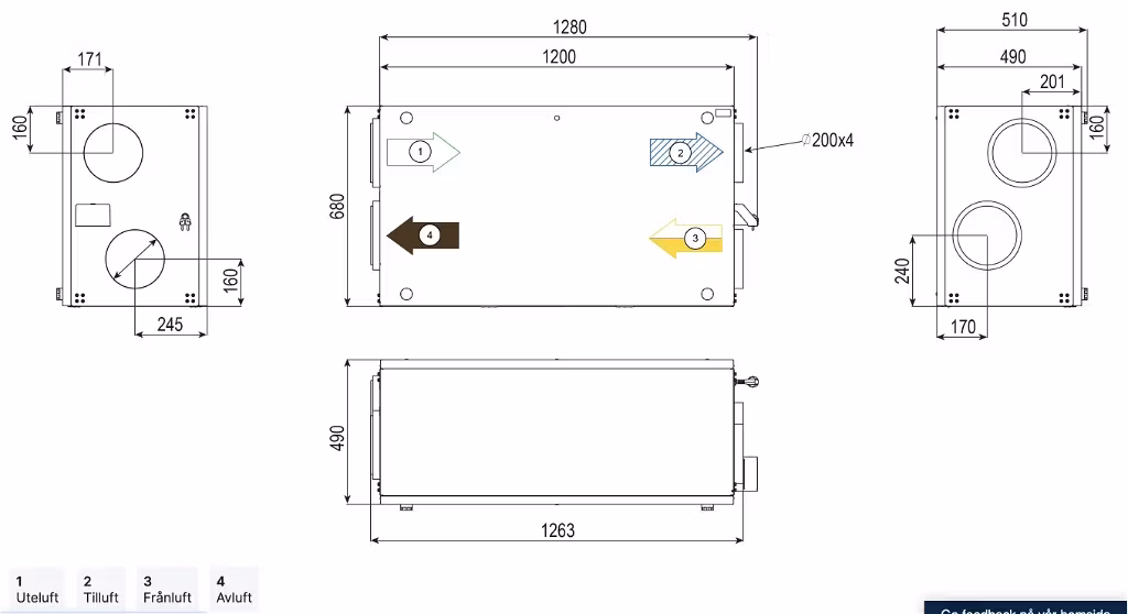 Systemair SAVE VSR 400 NY Modell