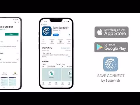 SAVE CONNECT - Appstyrning
