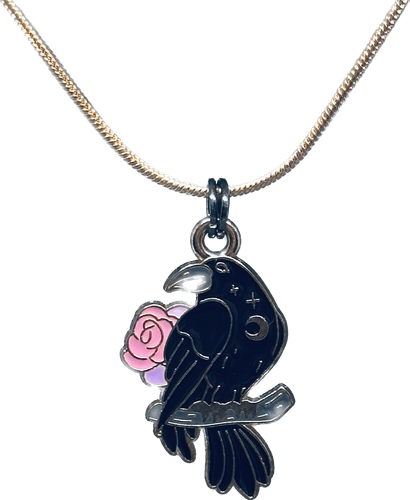 Raven necklace