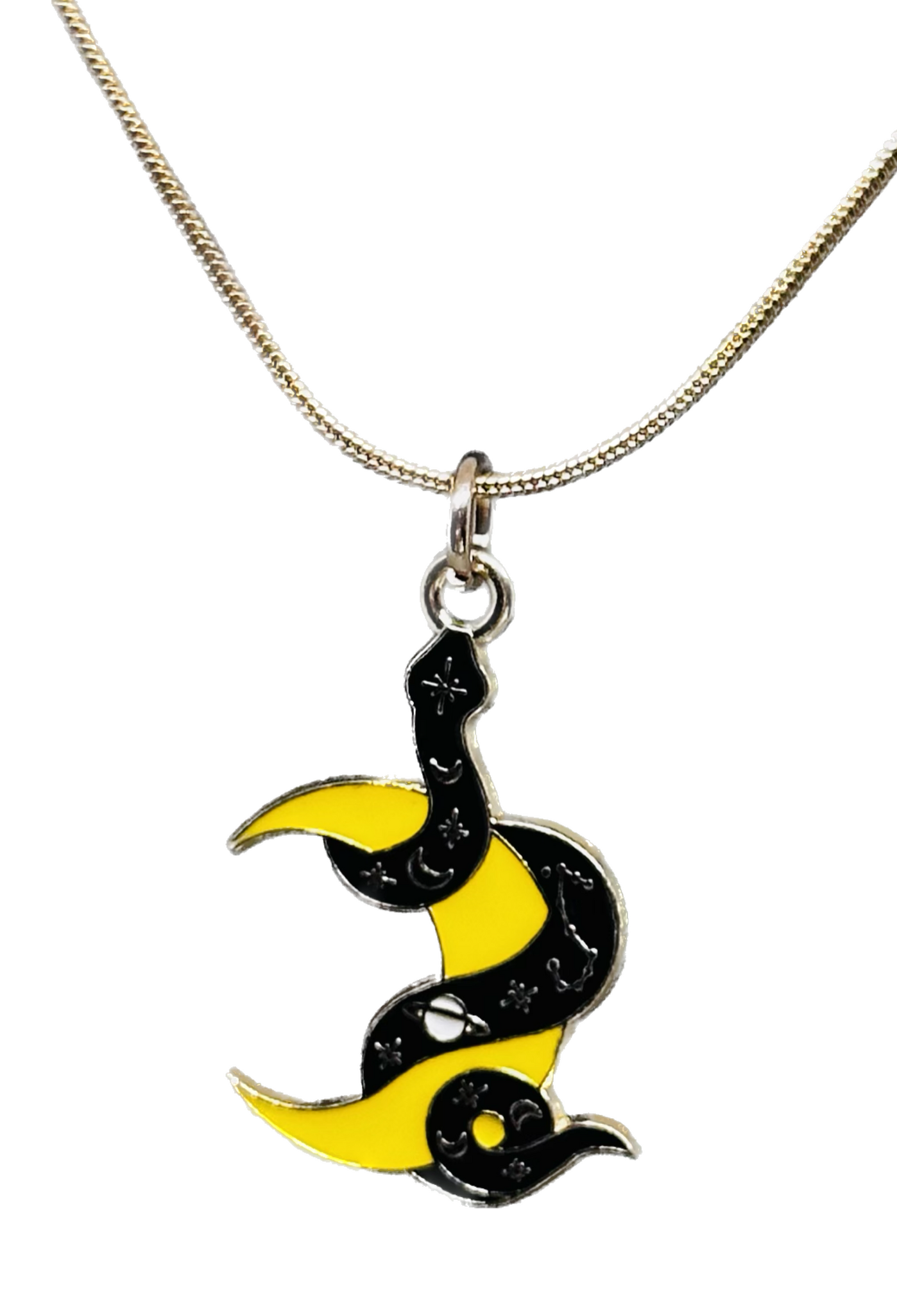 Moon and snake charmsmykke