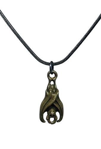 Bat charm necklace