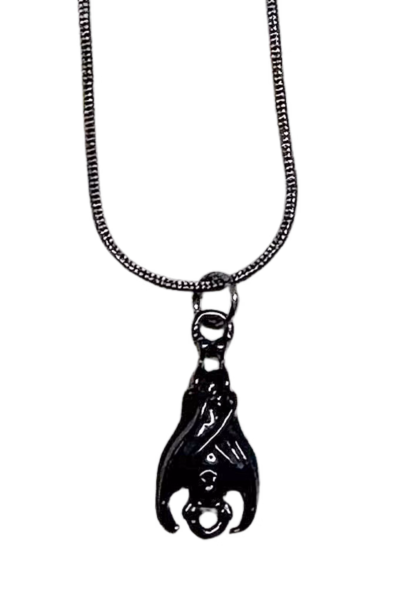 Bat charm necklace
