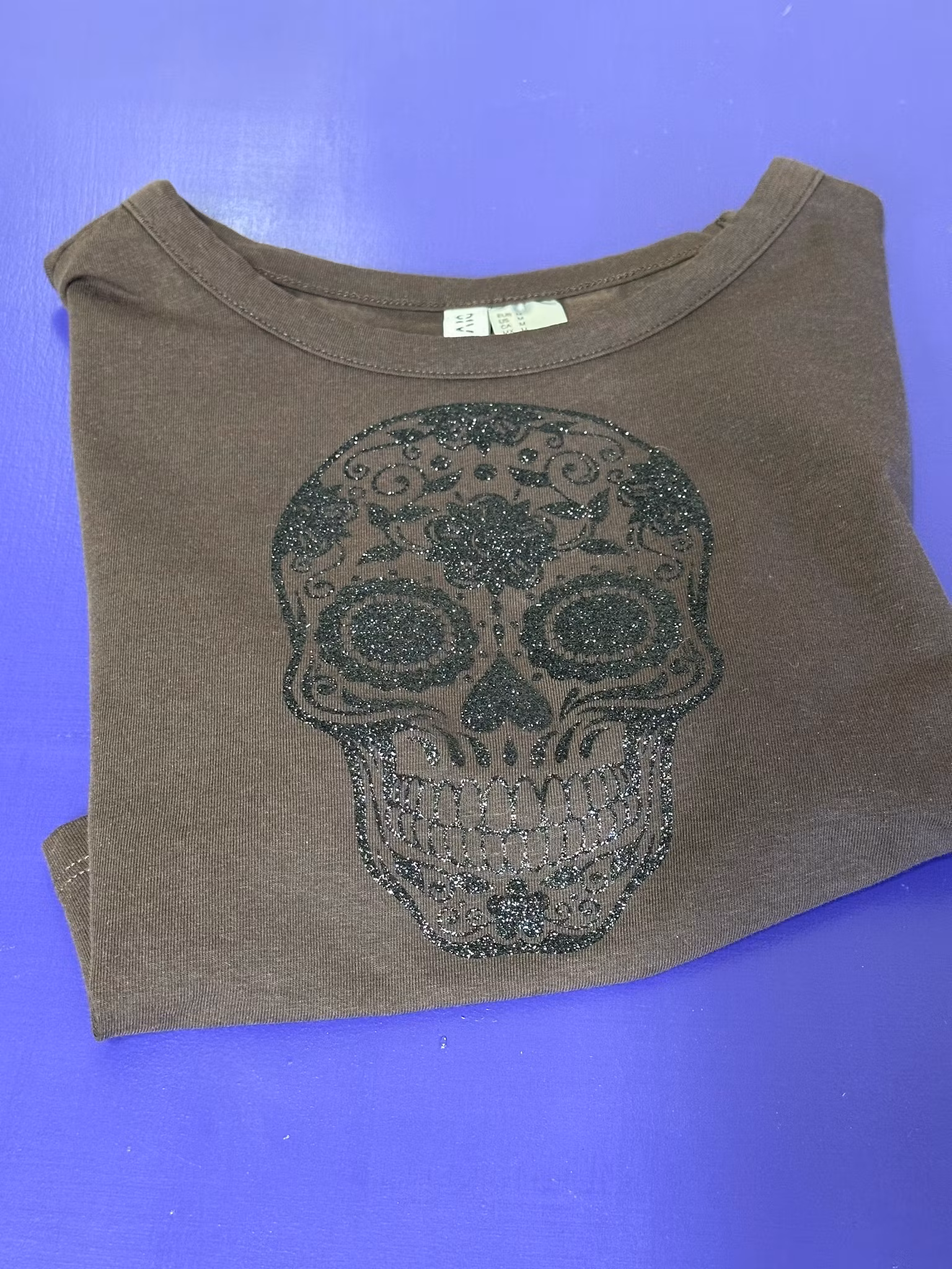 Cropped Sugarskull top