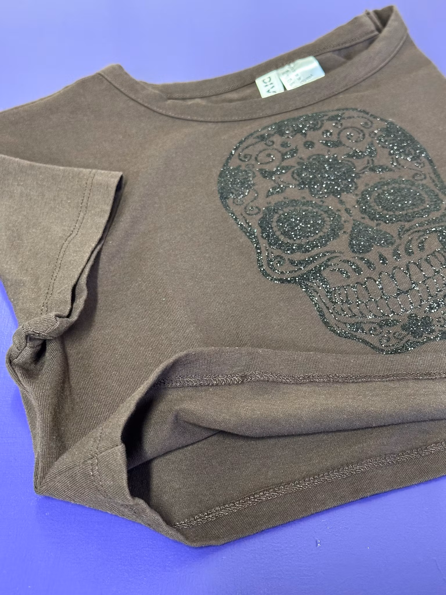 Cropped Sugarskull top