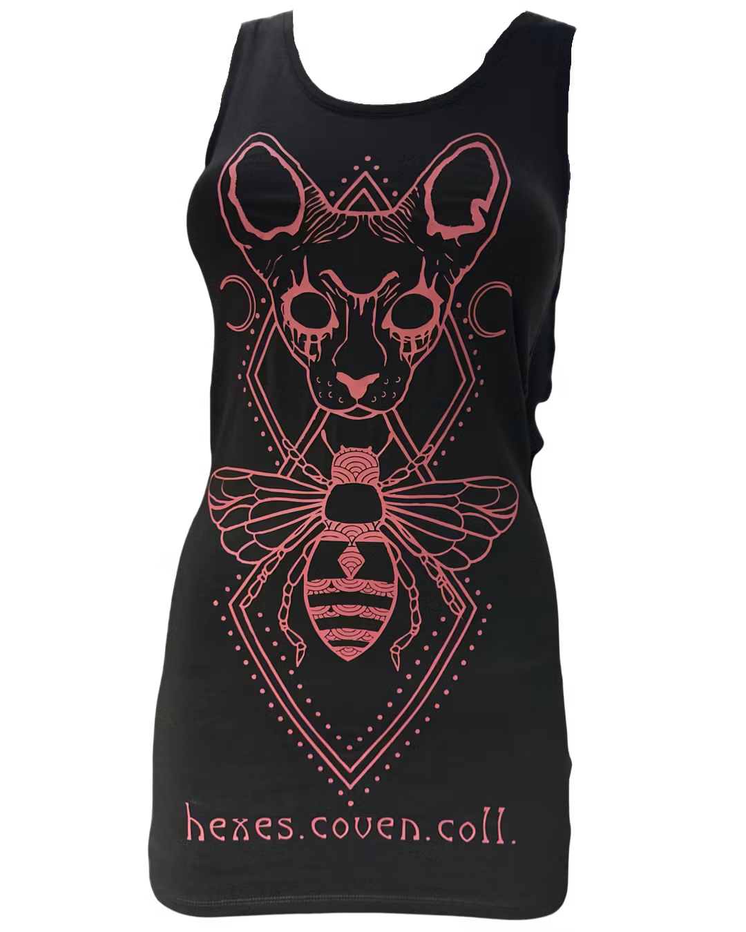 Sacred cat long and slim tank top