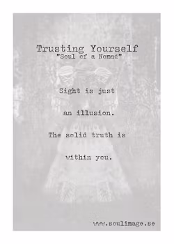 Trusting Yourself - "Soul of a Nomad"