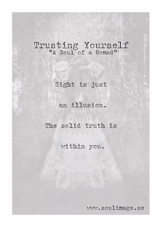 Trusting Yourself
