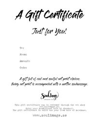 Gift Certificate