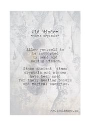 Old Wisdom - "Magic Crystals"