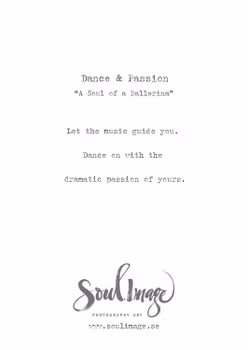 Dance & Passion - Card