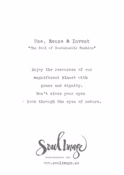 Use, Reuse & Invent - Card