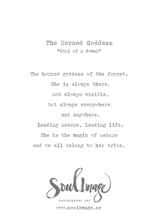The Horned Goddess - Card