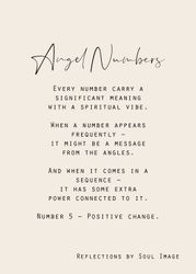 Angel Numbers - ”Reflections”