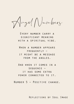 Angel Numbers - ”Reflections”