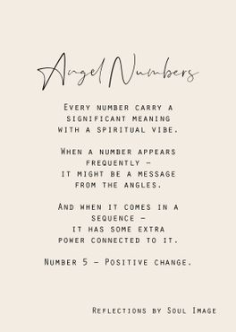 Angel Numbers - ”Reflections”