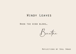 Windy Leaves - Art Print