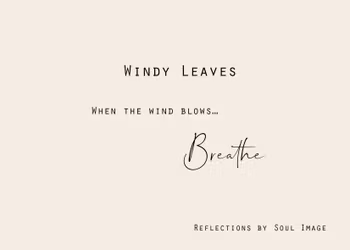 Windy Leaves - Art Print