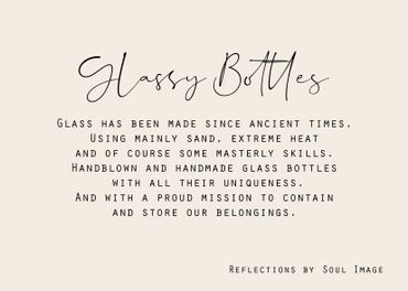 Glassy Bottles - Art Print