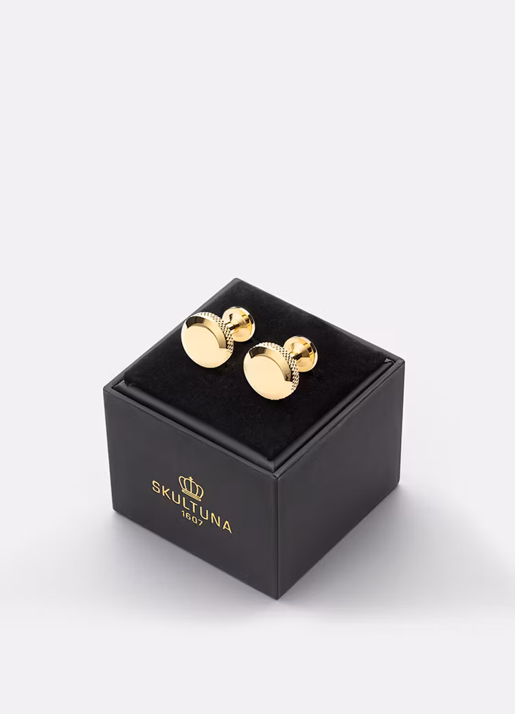 Skultuna - Icon Cuff Link Model 8 Gold plated