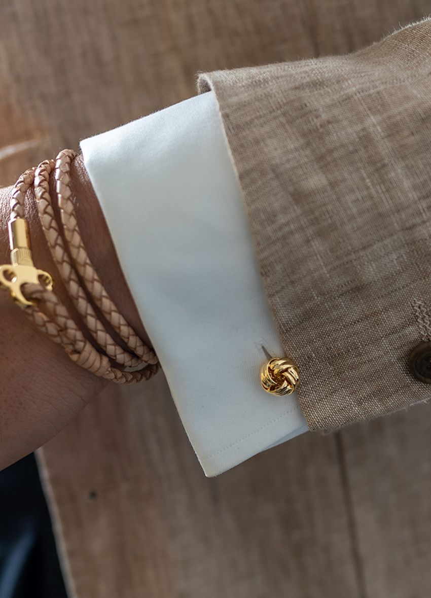 Skultuna Black Tie - Gold Knot