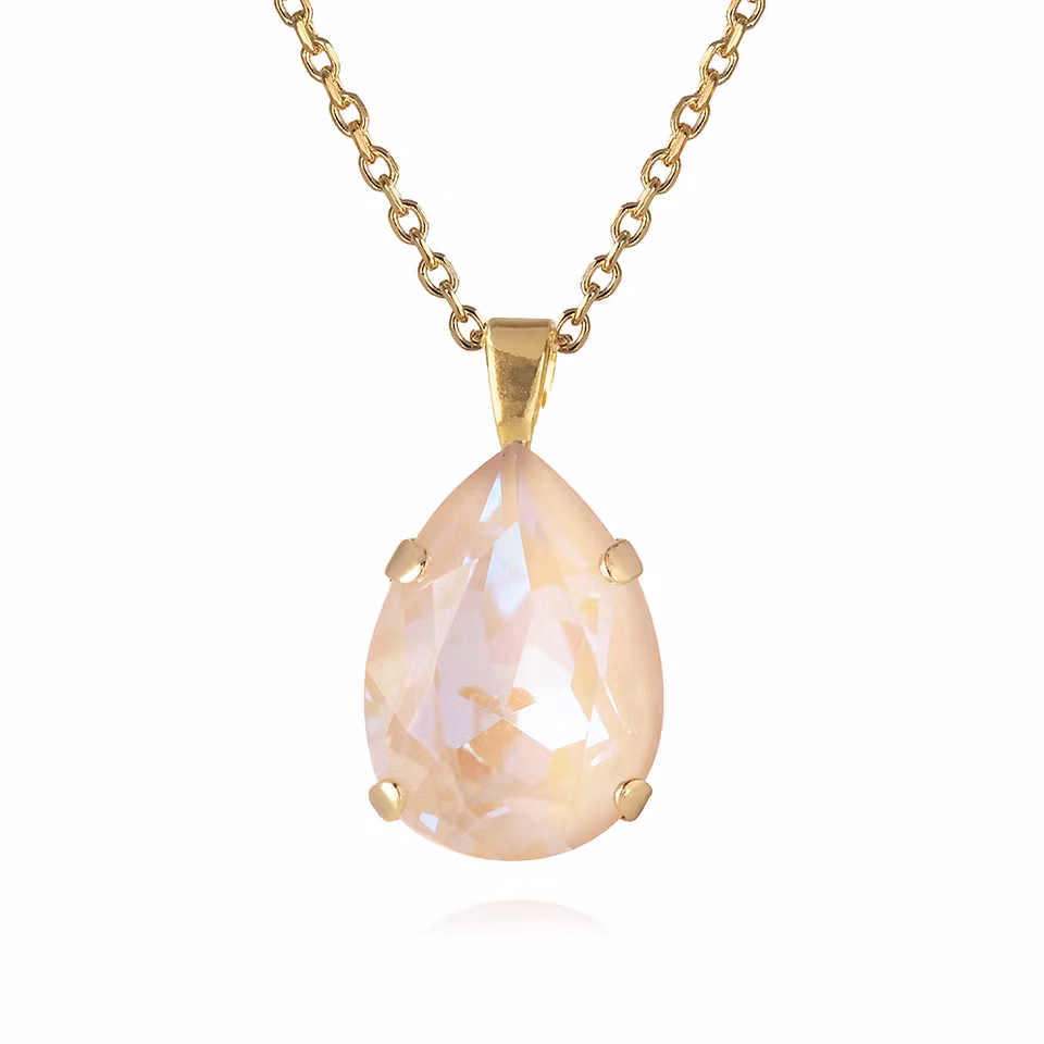 Classic Drop Necklace Ivory Cream Delite/Gold
