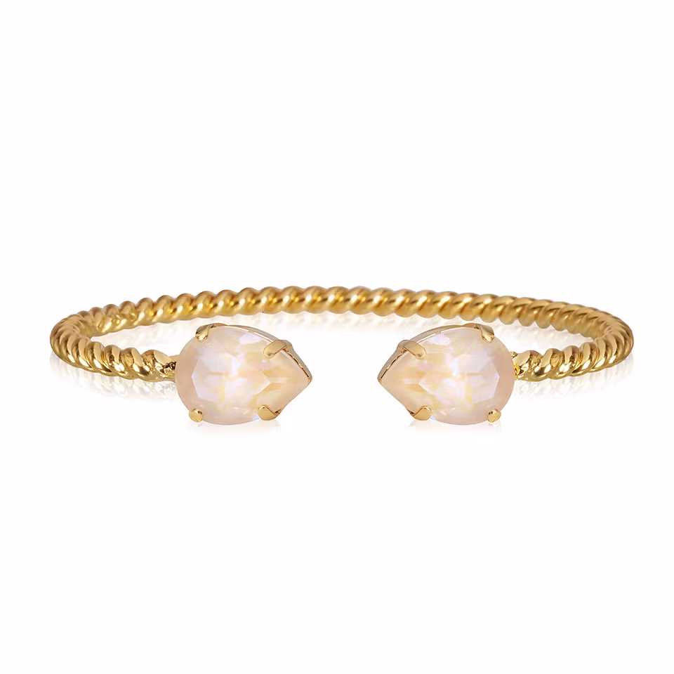 Mini Drop Bracelet Ivory Cream Delite/Gold