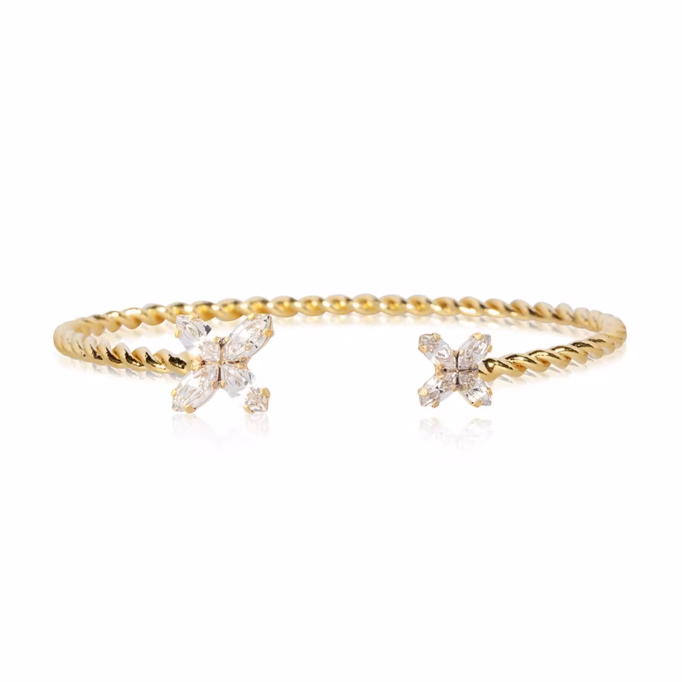 Crystal Star Bracelet Gold