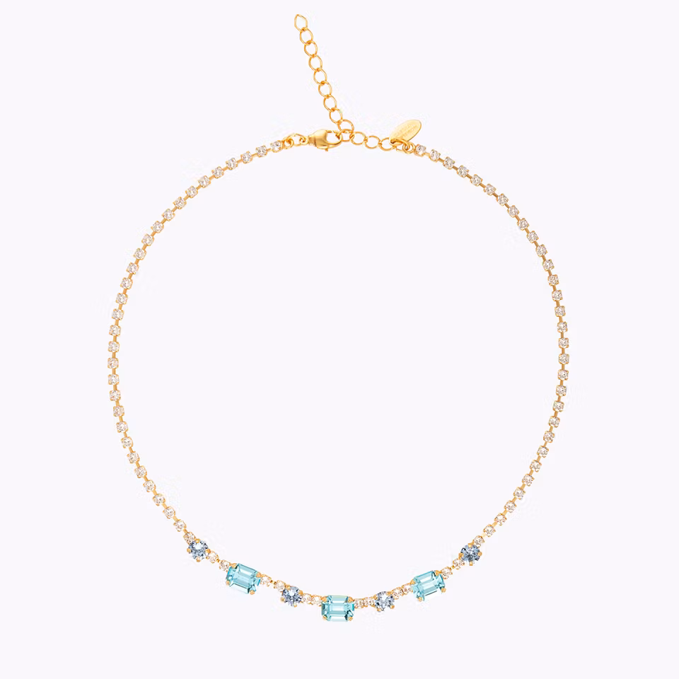 Corinna Necklace Gold/ Sea Breeze Combo