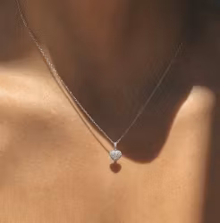 Chérie Necklace Silver Cz