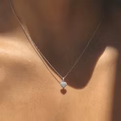Chérie Necklace Silver Cz