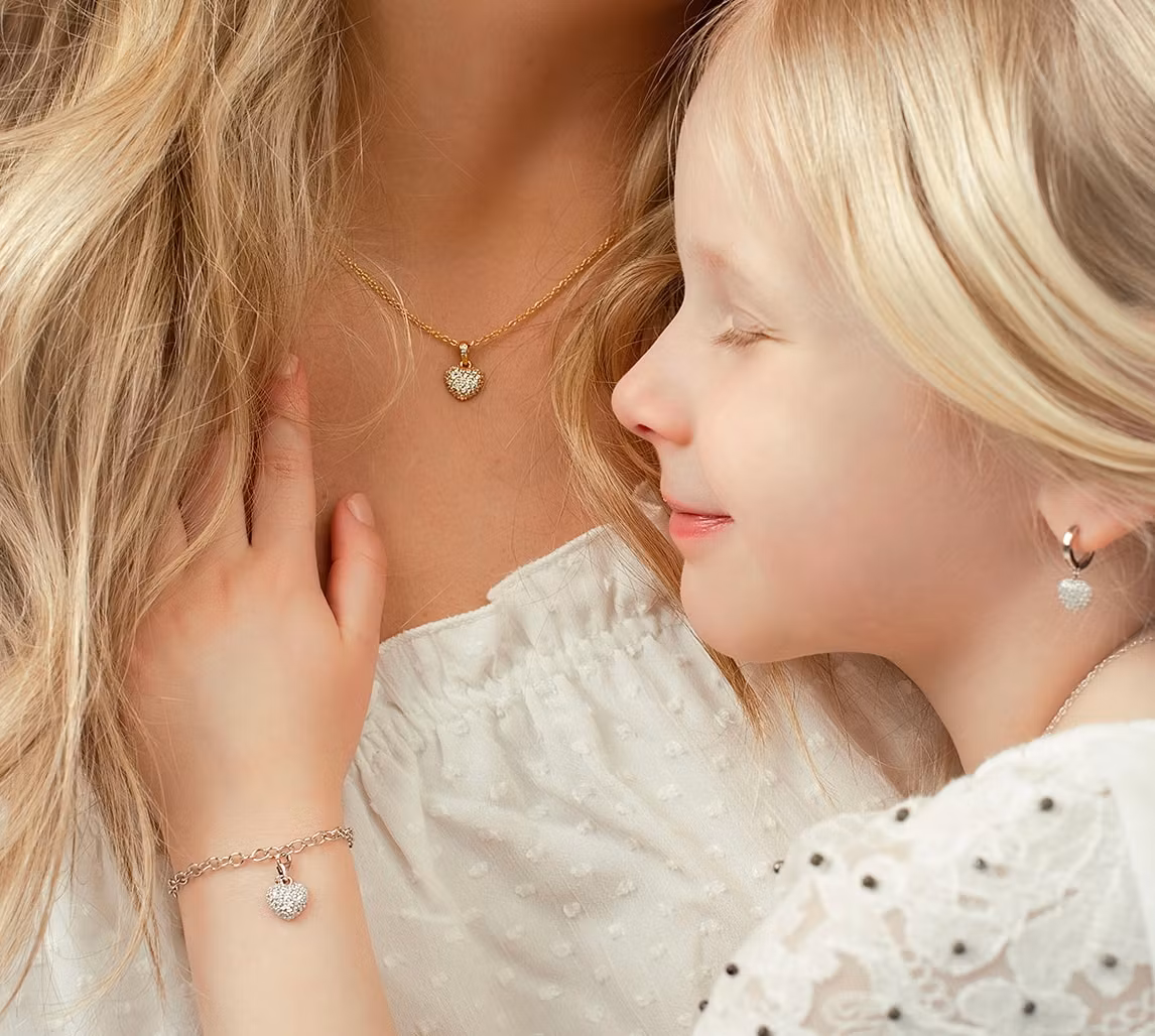 Chérie Necklace Gold Cz