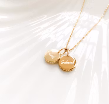 Mini Name Coin Gold
