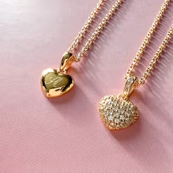 Chérie Necklace Gold Cz