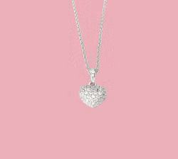 Chérie Necklace Silver Cz