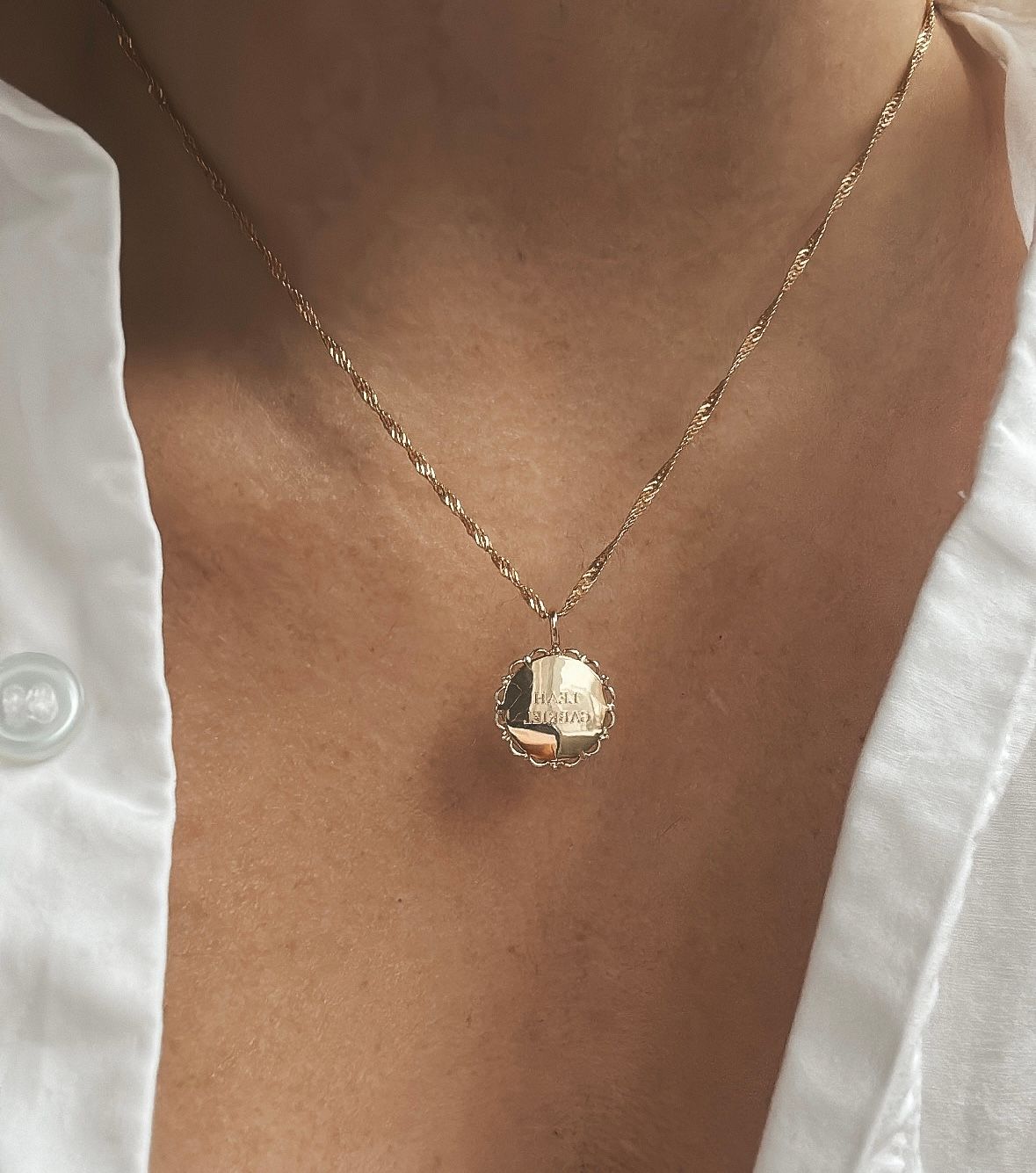 Claire Name Coin Gold