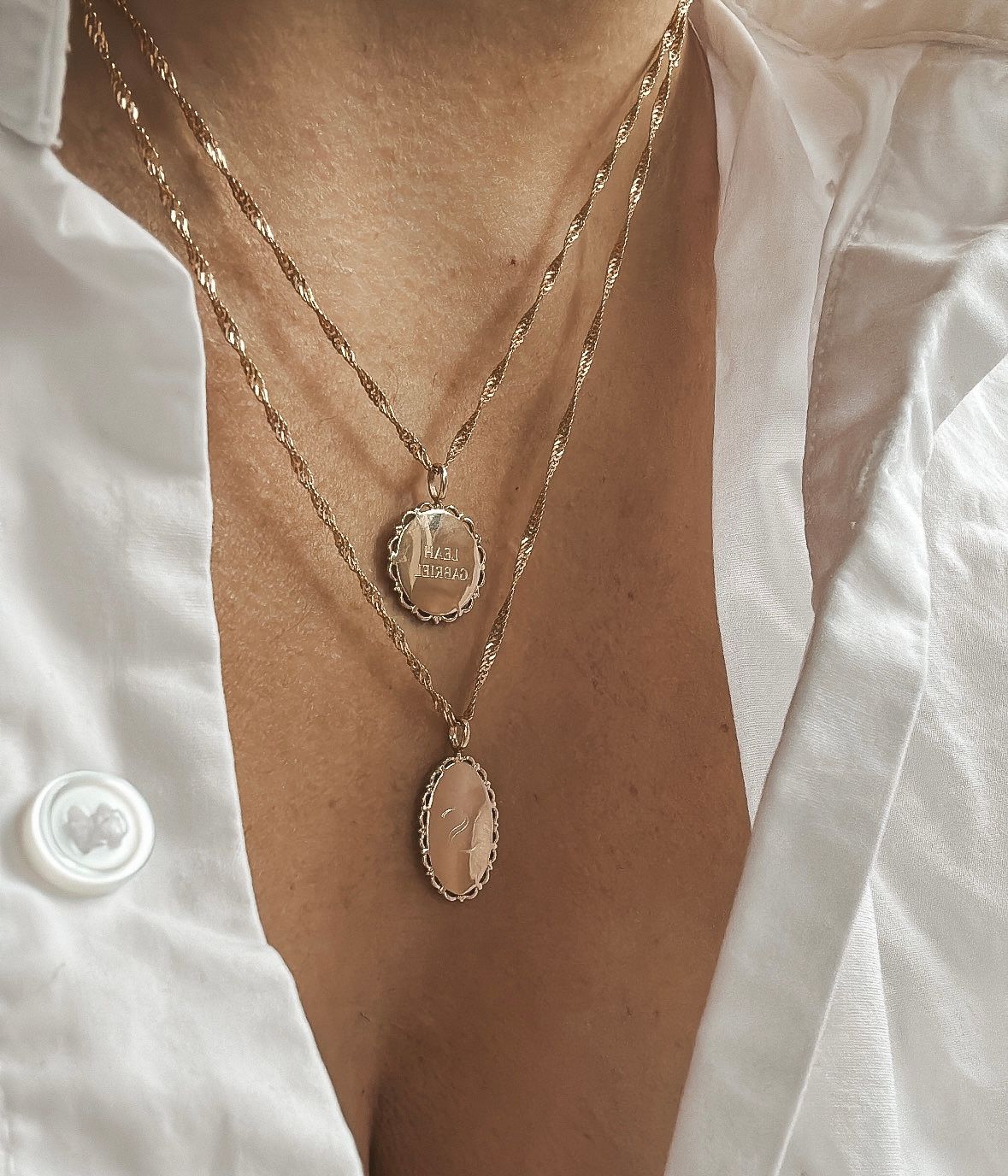 Claire Name Coin Gold