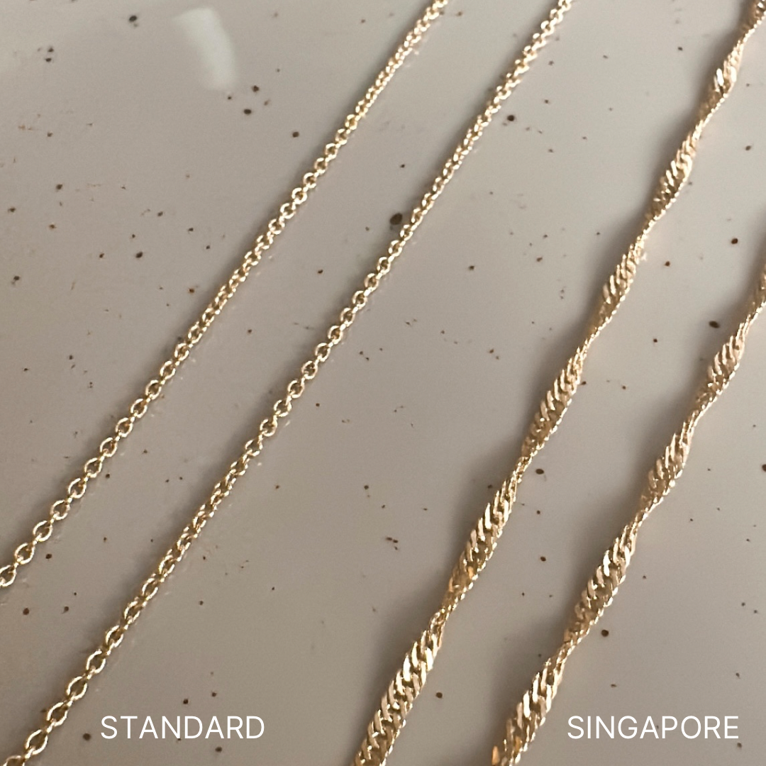 Claire Name Coin Oval Gold