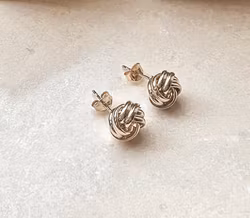 Golden Knot Earrings