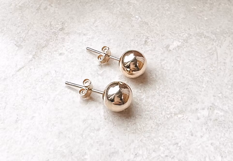 Golden Globe Earrings