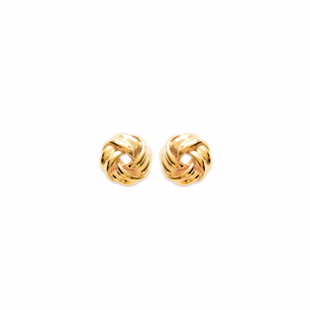 Golden Knot Earrings