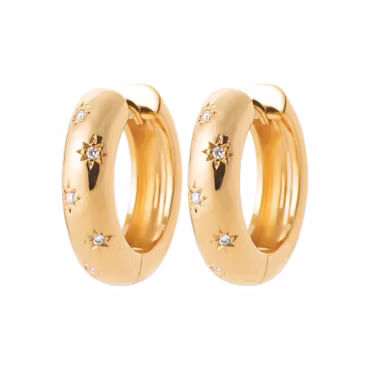 Stargazing Earrings Gold