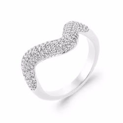 Sandrine Ring Silver CZ