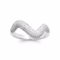 Sandrine Ring Silver CZ