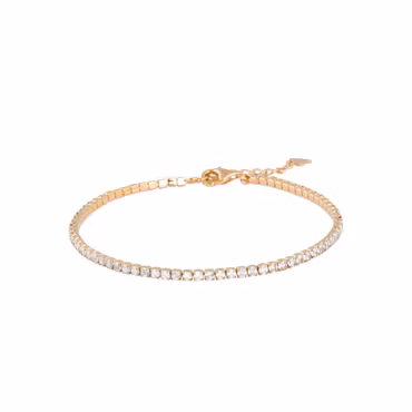 Serena Tennis Bracelet Gold