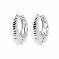 Ripple Hoops Silver