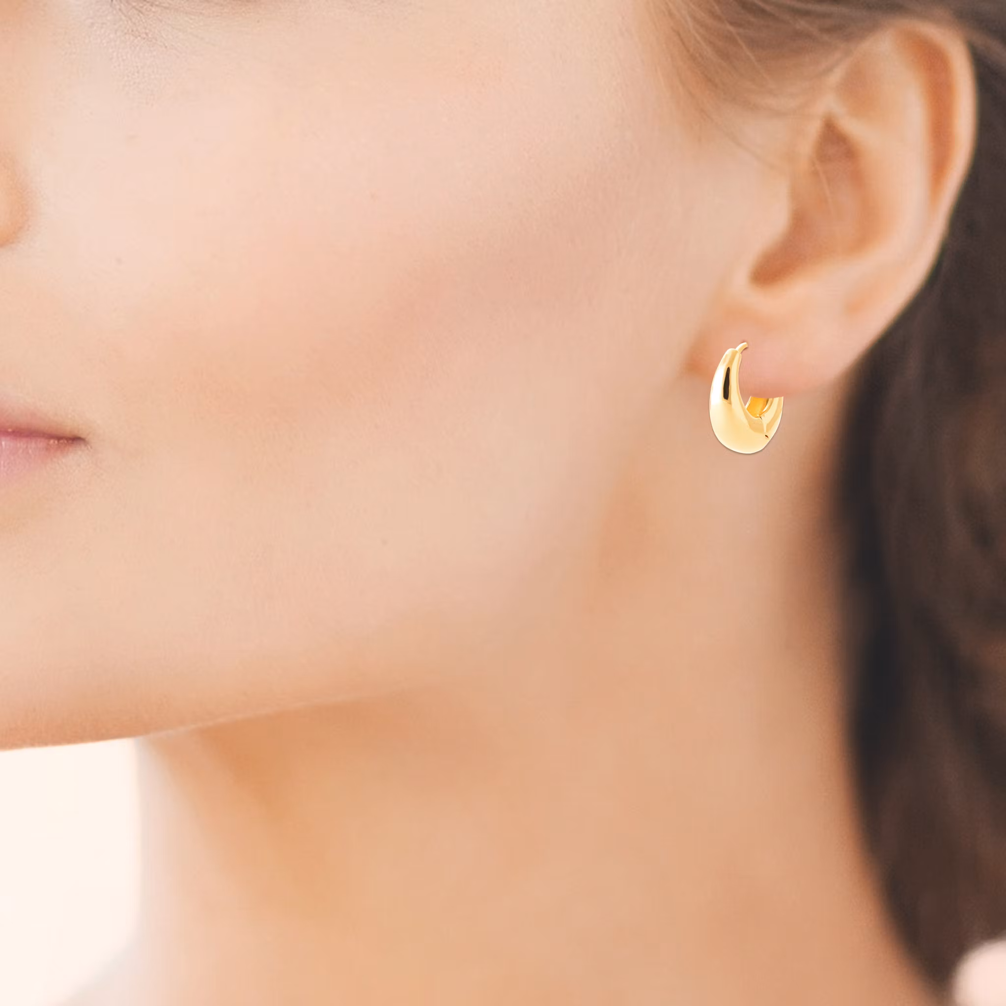 Chunky Hoops Gold
