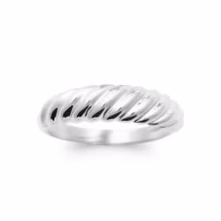 Croissant Ring Silver